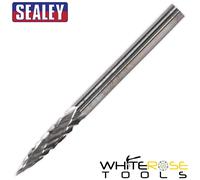 Sealey Rotary Burr Pointed Tree Micro Tungsten Carbide 3 Pack 3mm Diameter