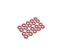 Sealey RSH10 Plastic Chain S-Hook, Red