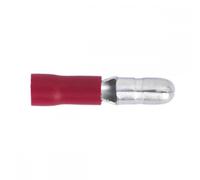 Sealey RT11 Bullet Terminal Ø4Mm Male Red Pack Of 100