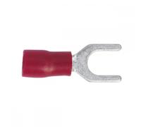 Sealey RT14 Easy-Entry Fork Terminal Ø5.3Mm (2Ba) Red Pack Of 100