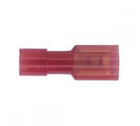 Fully Insulated Terminal 4.7mm Female Red Pack of 100