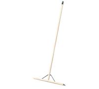 Sealey Rubber Floor Squeegee Cleaner With Wooden Handle 24" 600mm BM24RS