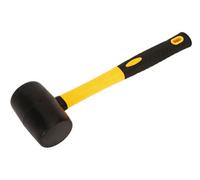 Sealey Rubber Mallet 1Lb With Fibreglass Shaft Rmb100