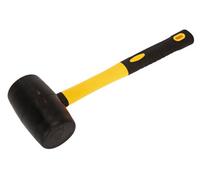 Sealey RMB150 Rubber Mallet With Fibreglass Shaft 1.5Lb