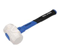 Sealey Premier Rubber Mallet with Fibreglass Shaft & Graphite Core 16oz RMG16
