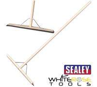 Sealey Rubber Squeegee Floor 24"(600mm) with Wooden Handle Clean Cleaning
