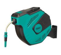 Sealey RWH20 Robust Auto Rewind Control Garden Hose Reel 20mtr