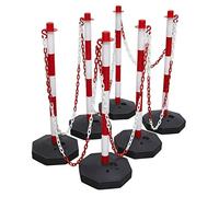 Red/White Post & Chain Kit 25m