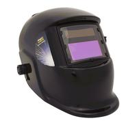 Sealey S01001 Welding Helmet / Mask Auto Darkening Shads 9-13 Solar Panel Power