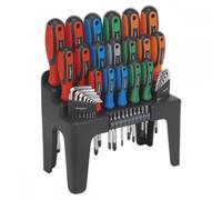 Sealey S01090 Screwdriver Hex Key & Bit Set 44Pc