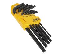 Sealey Long TRX-Star* Key Set 9pc S01095