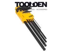 Sealey S01099 Ball-End Hex Key Set 9pc Extra-Long Imperial