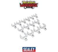 Siegen S01109 Crow's Foot Open End Spanner Set 14pc 1/2"Sq Drive M...