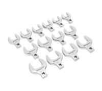 Siegen S01109 Crow's Foot Open End Spanner Set 14pc 1/2"Sq Drive M...