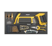 Sealey S01133 28 Piece Tool Tray with Cutting & Drilling Set