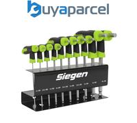 Sealey S01150 Siegen T-Handle Ball-End Hex Key Set 10pc