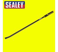 Sealey S01154 Pry Bar 900mm 25 Degree Heavy-Duty with Hammer Cap