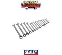 Sealey S01156 Siegen Combination Ratchet Spanner Set 17pc