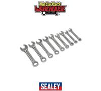 Sealey S01157 Stubby Combination Spanner Set 9Pc - Metric