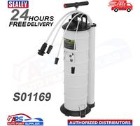 Sealey S01169 Vacuum Oil and Fluid Extractor Manual 6.5ltr Engine Gear Car Van
