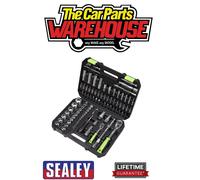 Sealey S01210 Siegen Socket Set 1/4" & 1/2"Sq Drive 94pc