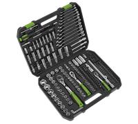 Sealey S01212 Socket Set 219 Piece 1/4 3/8 & 1/2 Metric Siegen