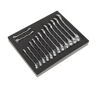 Sealey S01232 Siegen Stubby Combination Spanner Set 14pc