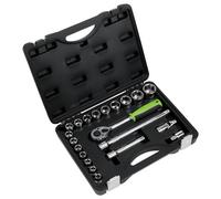 Sealey S01237 Siegen Socket Set 1/2"Sq Drive 21pc