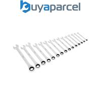 Sealey S01247 Siegen Combination Ratchet Spanner Set 15pc
