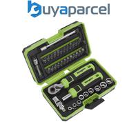 Sealey S01255 Siegen Socket & Bit Set 1/4"Sq Drive 38pc