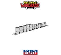 Sealey S01265 Trx-Star* Socket Set 14Pc 1/4in 3/8in & 1/2inSq Drive E4-E24