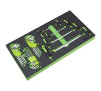 Sealey S01280 Siegen T-Handle & Standard Hex/TRX-Star* Key Set