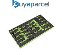 Sealey S01281 Siegen Hammer-Thru Screwdriver Bit Driver Bit Set Tool Tray 28pc
