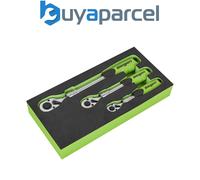 Siegen Siegen Extendable Ratchet Wrench Set 3pc S01285
