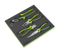 Sealey S01298 Siegen Comfort Grip Pliers Set 4pc
