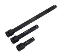 Siegen by Sealey Impact Extension Bar Set 1/2" Sq Drive 3pc - S01322