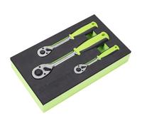 Sealey Siegen Ratchet Wrench Set 3pc - S01331