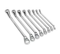 Sealey S0405 Siegen Deep Offset Ring Spanner Set 8pc
