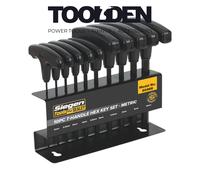 Sealey S0466 Hex Key Set 10pc T-Handle - Metric