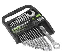 Sealey S0563 Metric Combination Spanner Set, 12 Pieces,Silver
