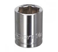 Siegen 3/8" Drive Hexagon WallDrive Socket Metric 3/8" 14mm