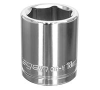 Sealey S0585 WallDrive Socket, 3/8" Square Drive, 18mm