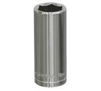 Sealey S0596 WallDrive Socket, 3/8" Square Drive, 18mm Deep