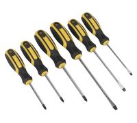 SEALEY S0615 Soft Grip Screwdriver Set 6pc