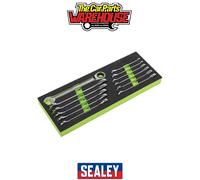 Sealey S0634 Siegen Ratchet Combination Spanner Set 12pc
