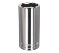 Sealey S0681 WallDrive Socket, 1/2" Square Drive, 27mm Deep