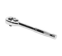 Sealey S0705 Ratchet Wrench with Pear-Head Flip Reverse, 3/8" Square Drive, Silver