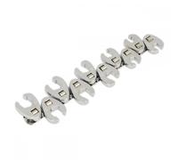 Sealey S0845 Crowfts Foot Wrench Set 10Pc Flare Nut 3/8inSq Drive Metric