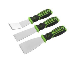 Sealey S0856 Scraper Hammer Cap 3pc Ultra Stiff Scraper Soft Grip Handle