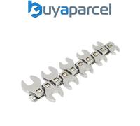 Sealey S0866 Siegen Crow's Foot Open-End Spanner Set 3/8"Sq Drive 10pc
